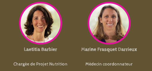 Dr Frasquet et Laetitia BARBIER à l'initiative du projet nutrition petite enfance.