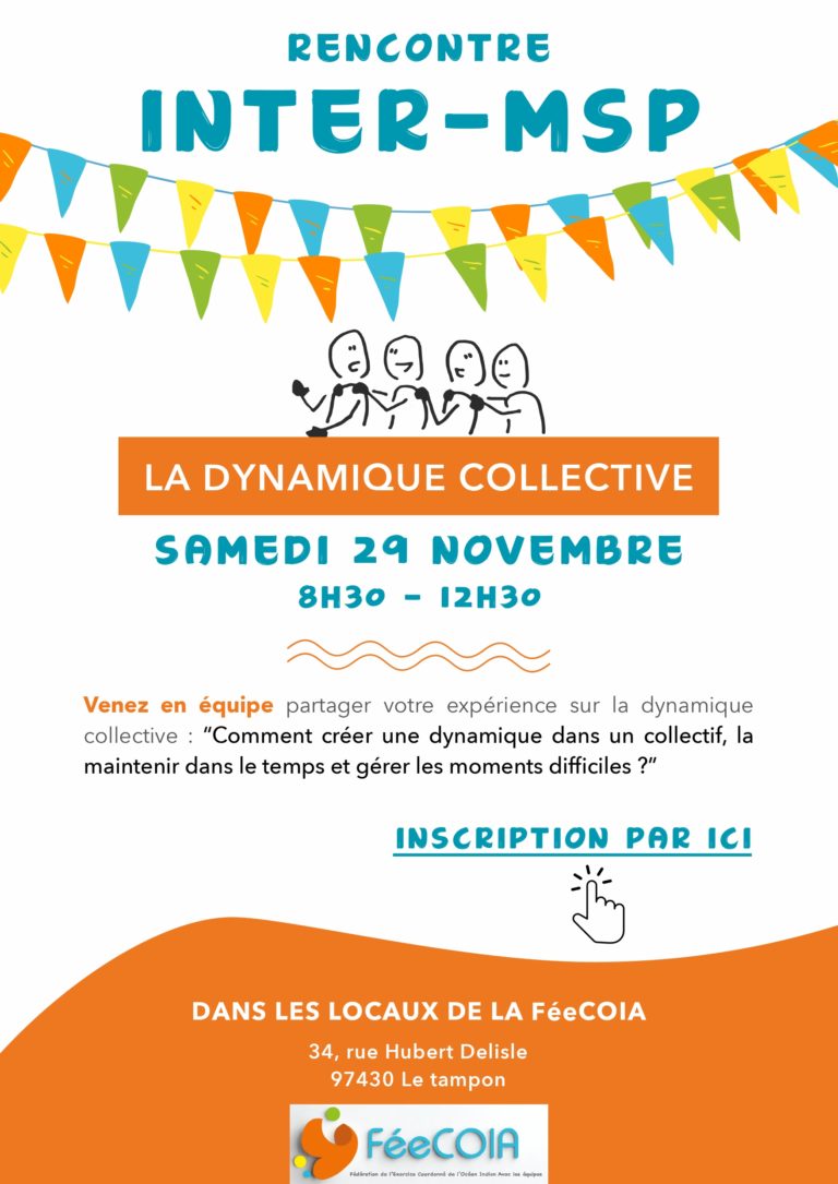 Affiche évènement rencontre Inter-MSP - Dynamique collective